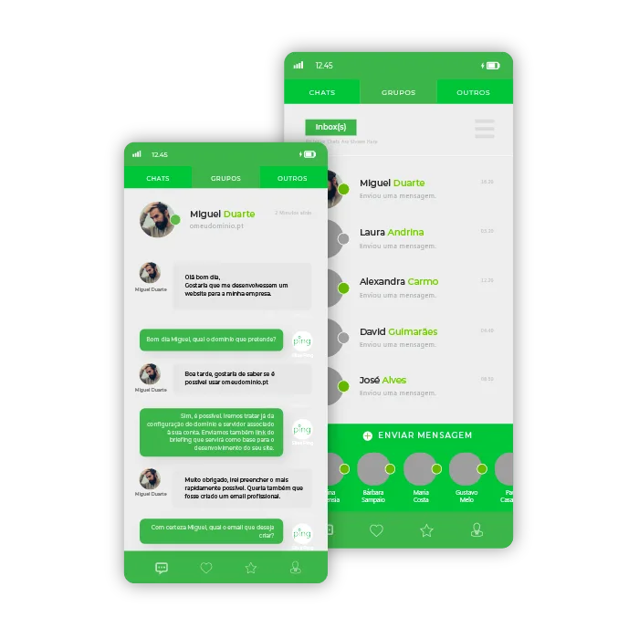 entrar em contacto - Ping.pt