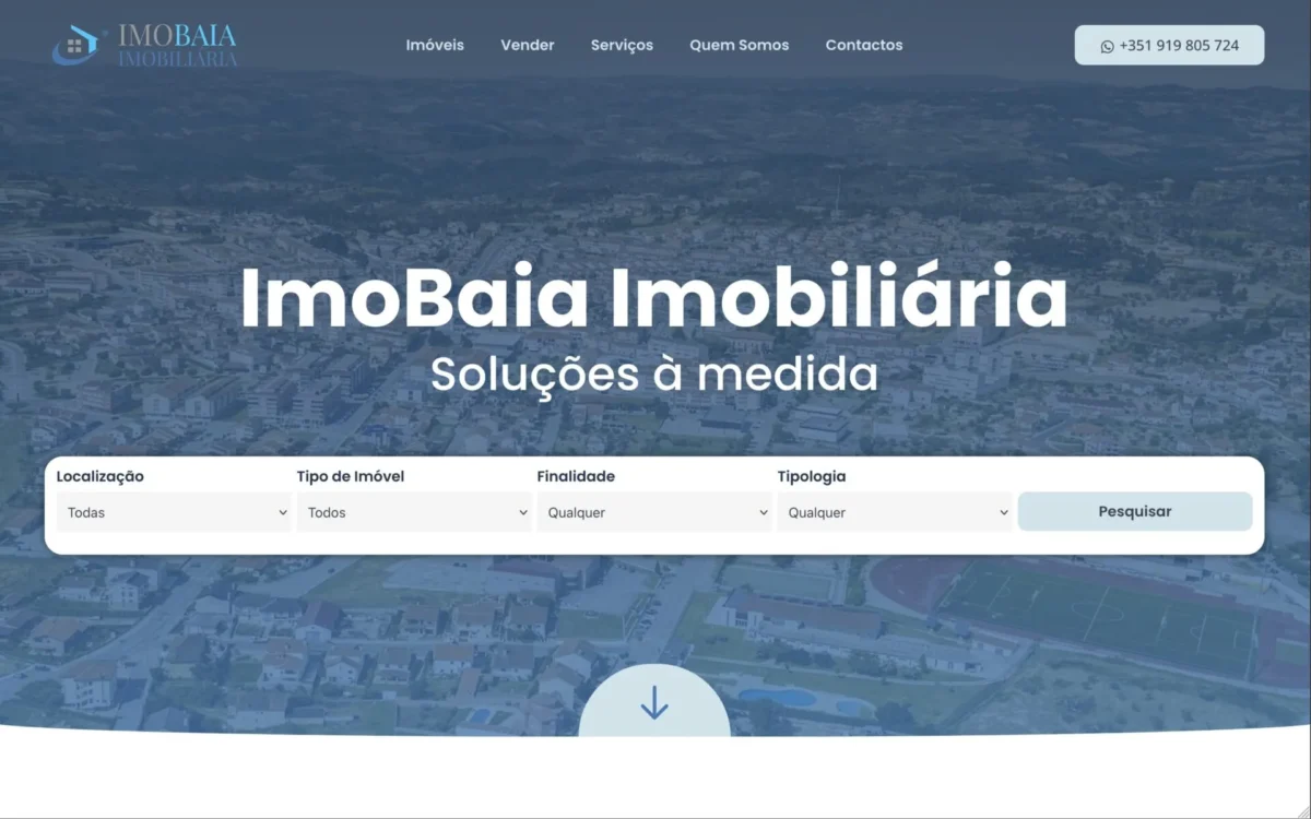 ImoBaia Imobiliária - Website Responsivo